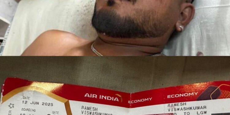 Miracle Survivor Walks Away from Air India Plane Crash in Ahmedabad