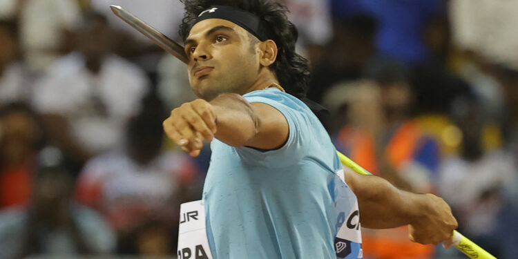 Neeraj Chopra Competes at Ostrava Golden Spike 2025