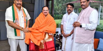 BJP’s Tamil Nadu Strategy Takes Shape: Nainar Nagendran Meets JP Nadda in New Delhi