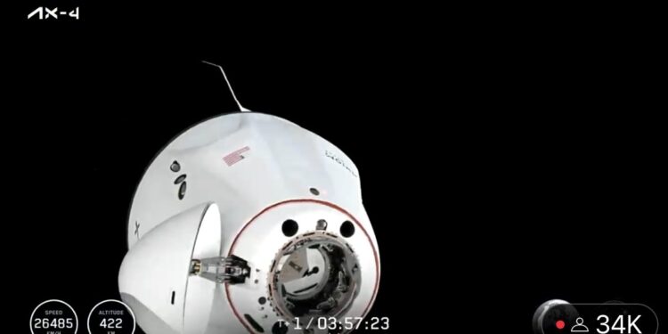 Indian Astronaut Makes History as Axiom-4 Mission Docks with International Space Station