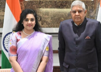 Actress Meena Meets Indian Vice President Jagdeep Dhankhar, Sparks Political Speculation