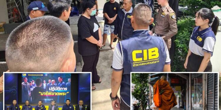 Thai Woman Arrested for Blackmailing Buddhist Monks with Explicit Videos