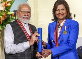 Indian Prime Minister Narendra Modi Honored with Trinidad and Tobago’s Highest Civilian Award