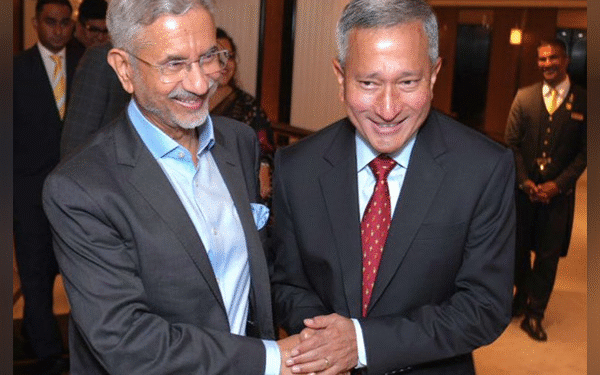 Jaishankar Meets Singapore Foreign Minister, Highlights Singapore’s Key Role in India’s Act East Policy