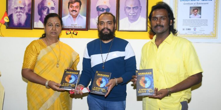 “A Spiritual Nexus – Gut”: Groundbreaking Book by National Journalist Samaran Launched by DMDK Leaders