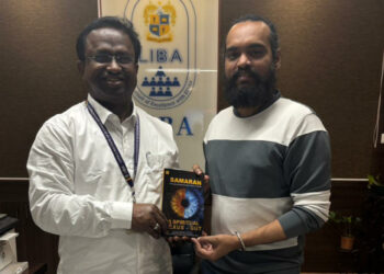 Journalist Samaran Debut Book “A Spiritual Nexus – Gut” Presented to Rev. Dr. C. Joe Arun, SJ, Earns High Praise