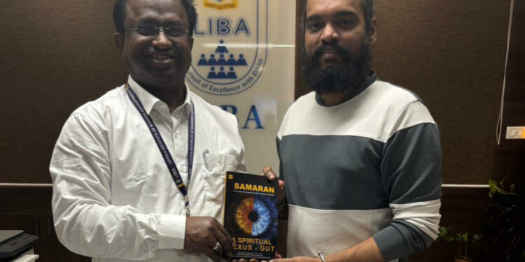 Journalist Samaran Debut Book “A Spiritual Nexus – Gut” Presented to Rev. Dr. C. Joe Arun, SJ, Earns High Praise