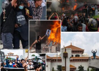 Ex-Nepal PM hit with sticks, wife punched as protesters storm their home