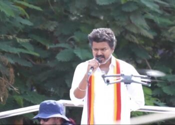 Heavy Traffic Disrupts Tamil Nadu City as Actor Vijay Launches Political Campaign Rally