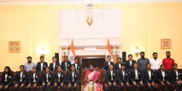 Indian Blind Women’s Cricket Team Meets President Droupadi Murmu at Rashtrapati Bhavan